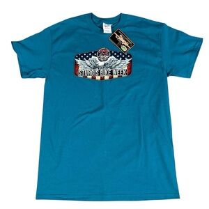 77th Sturgis Bike Week Motorcycle Rally 2017 Officially Licensed T-Shirt Med NWT
